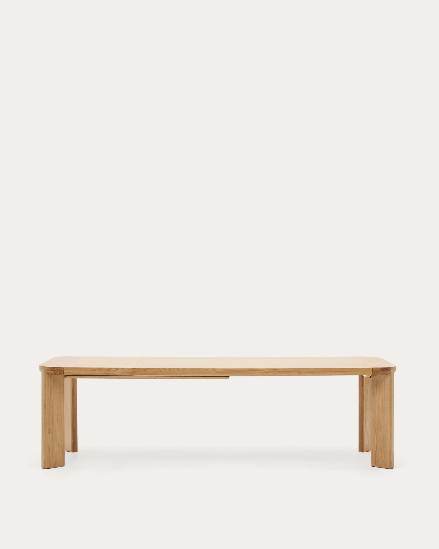 Tavolo allungabile Jondal in legno massiccio e impiallacciatura in rovere 200 (280) cm