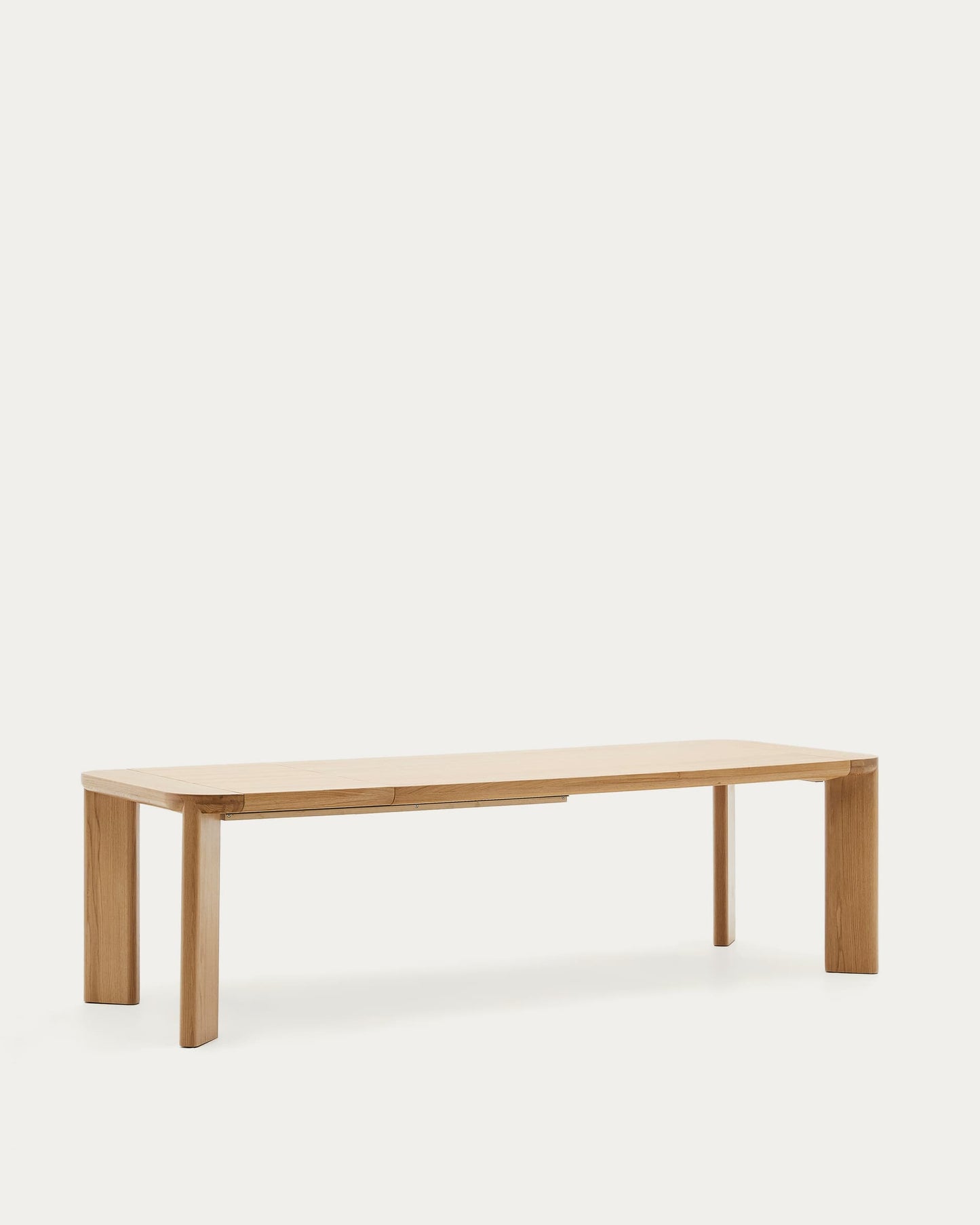 Tavolo allungabile Jondal in legno massiccio e impiallacciatura in rovere 200 (280) cm