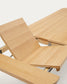 Tavolo allungabile Jondal in legno massiccio e impiallacciatura in rovere 240 (320) cm