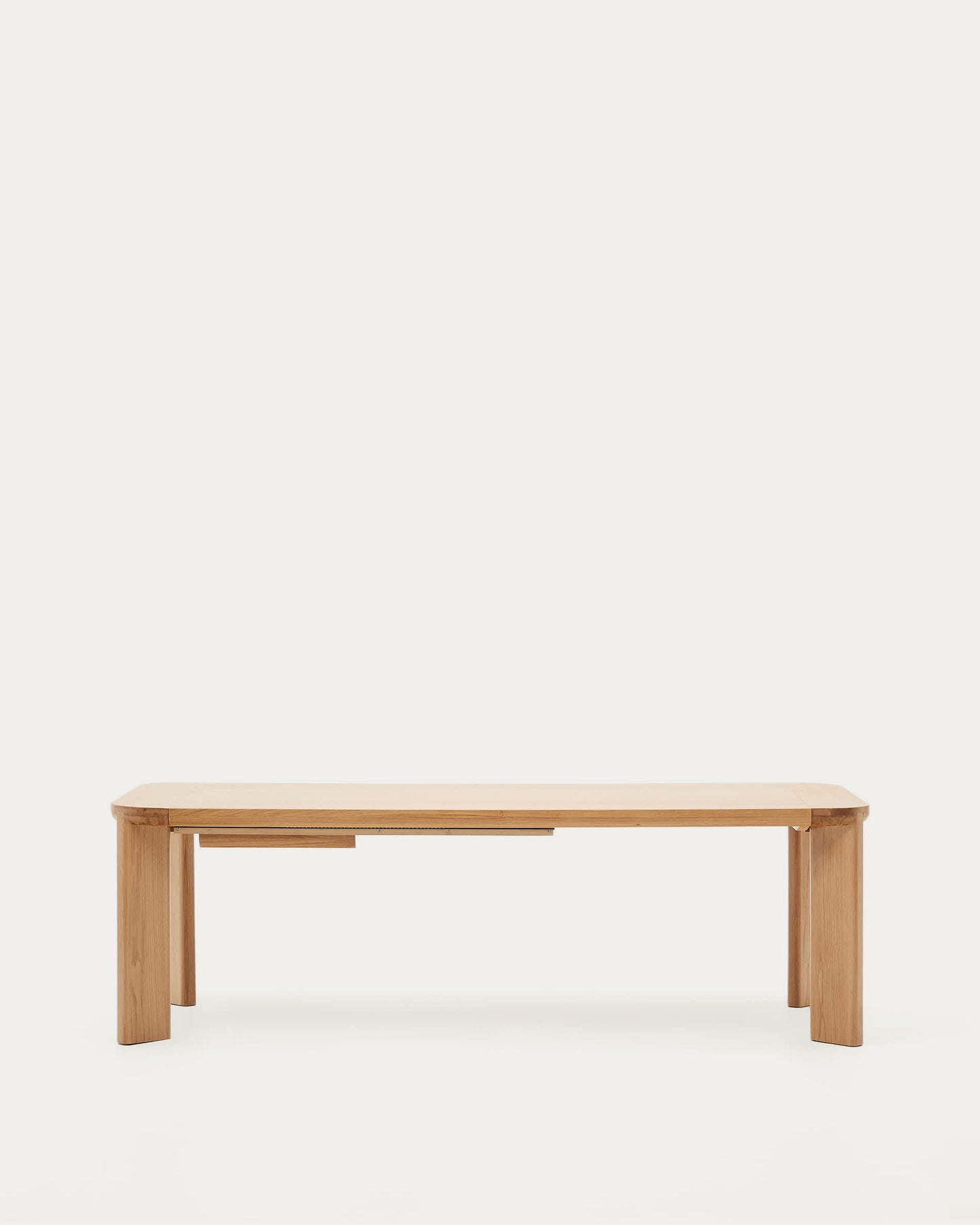 Tavolo allungabile Jondal in legno massiccio e impiallacciatura in rovere 240 (320) cm