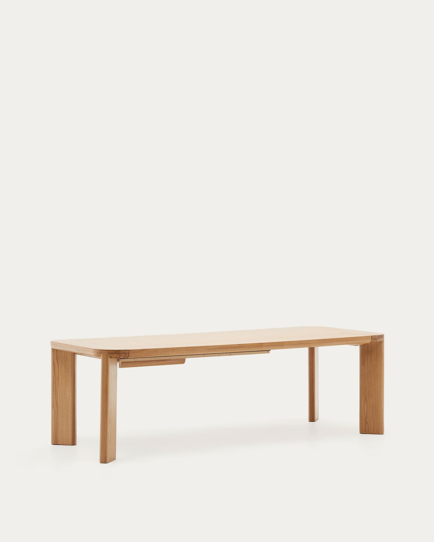 Tavolo allungabile Jondal in legno massiccio e impiallacciatura in rovere 240 (320) cm