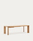 Tavolo allungabile Jondal in legno massiccio e impiallacciatura in rovere 240 (320) cm