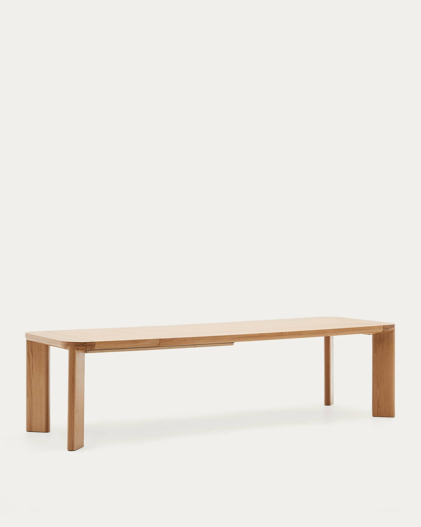 Tavolo allungabile Jondal in legno massiccio e impiallacciatura in rovere 240 (320) cm