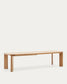 Tavolo allungabile Jondal in legno massiccio e impiallacciatura in rovere 240 (320) cm