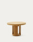 Tavolo rotondo allungabile Artis in legno massiccio e impiallacciatura in rovere 120 (170) x 80 cm