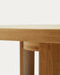 Tavolo rotondo allungabile Artis in legno massiccio e impiallacciatura in rovere 150 (200) x 80 cm