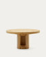 Tavolo rotondo allungabile Artis in legno massiccio e impiallacciatura in rovere 150 (200) x 80 cm