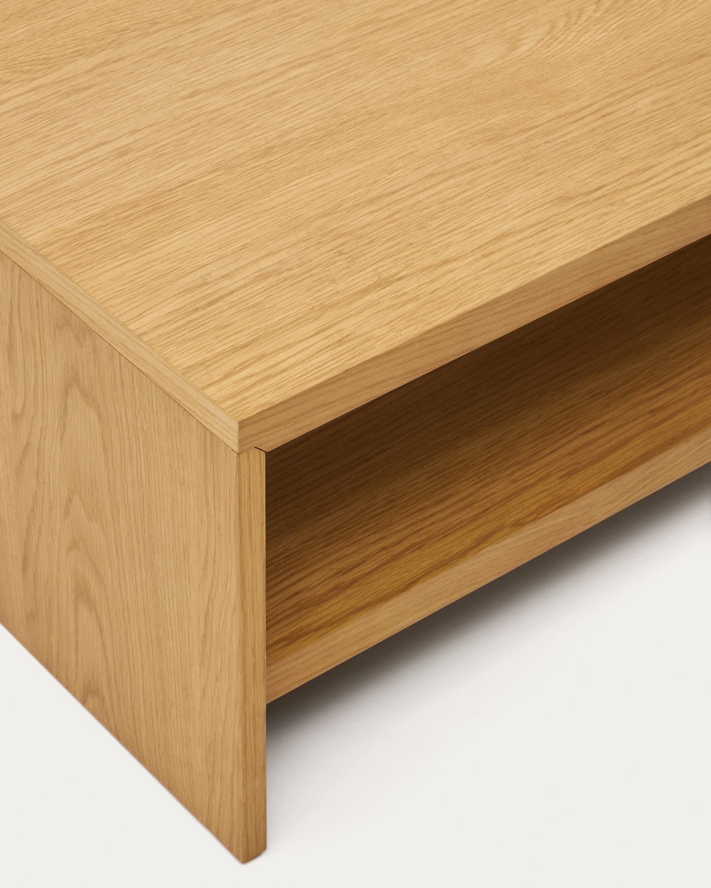 Tavolino Abilen impiallacciato rovere 120 x 60 cm