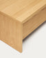 Tavolino regolabile in altezza Abilen in rovere impiallacciato 110 x 60 cm