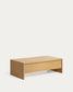 Tavolino regolabile in altezza Abilen in rovere impiallacciato 110 x 60 cm