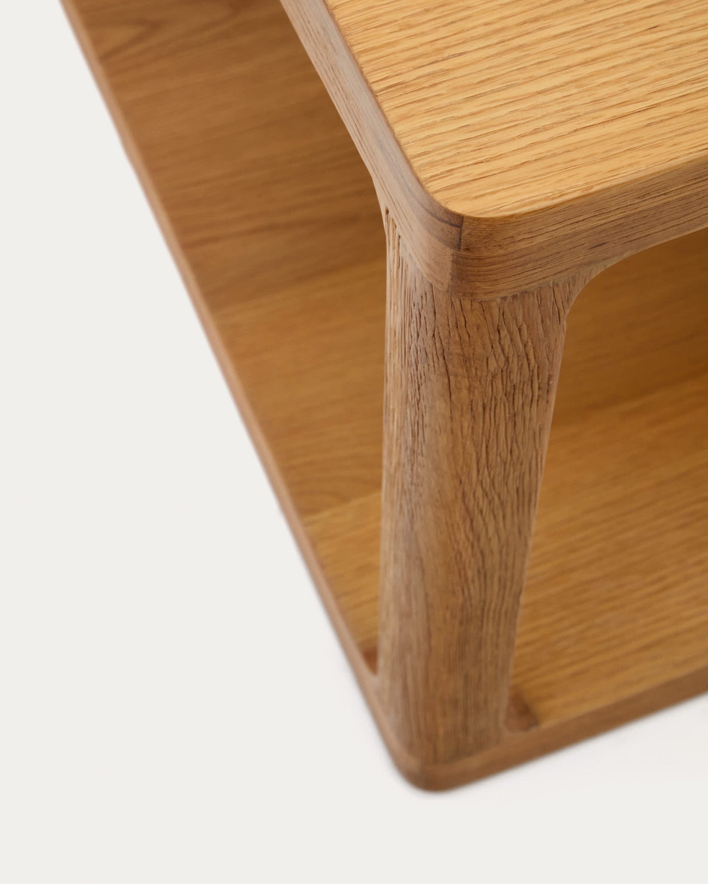 Tavolino da caffè Maymai in legno di rovere 140 x 65 cm