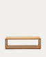 Tavolino da caffè Maymai in legno di rovere 140 x 65 cm