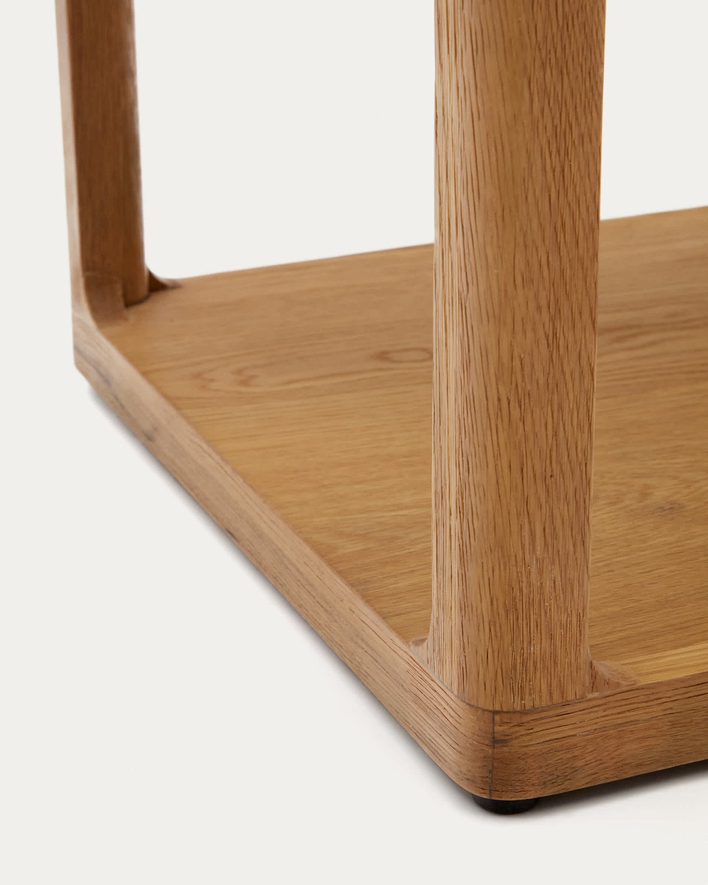 Tavolo d’appoggio Maymai in legno di rovere 50x50 cm