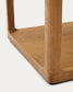 Tavolo d’appoggio Maymai in legno di rovere 50x50 cm