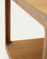 Tavolo d’appoggio Maymai in legno di rovere 50x50 cm