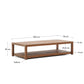 Tavolino da salotto Sashi in legno massiccio di teak 150 x 70 cm