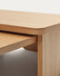 Set Oaq di 2 tavolini impiallacciato rovere finitura naturale
