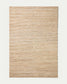 Tappeto Derule in iuta e lana beige 200 x 300 cm