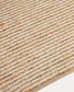 Tappeto Derule in iuta e lana beige 230 x 160 cm