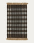 Tappeto Barani in fibre sintetiche marrone e nero 60 x 90 cm