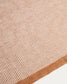 Tappeto Tinei 100% PET a righe arancione 200 x 300 cm