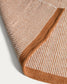 Tappeto Tinei 100% PET a righe arancione 200 x 300 cm