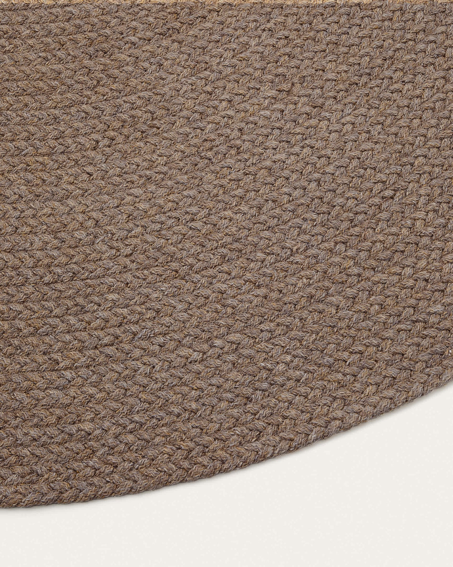 Tappeto Despas in fibre sintetiche beige Ø150 cm