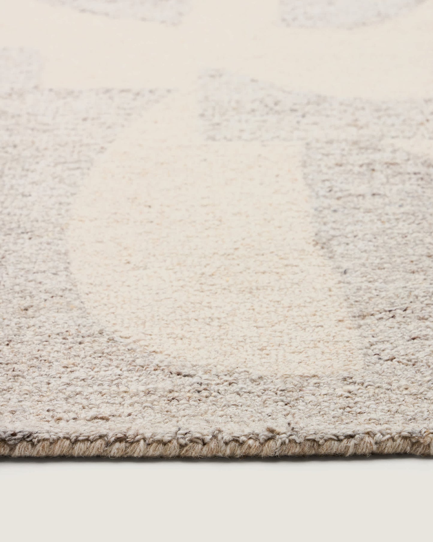 Tappeto Norela in misto lana jacquard grigio 300 x 200 cm