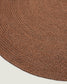 Tappeto Despas in fibre sintetiche terracotta Ø 200 cm