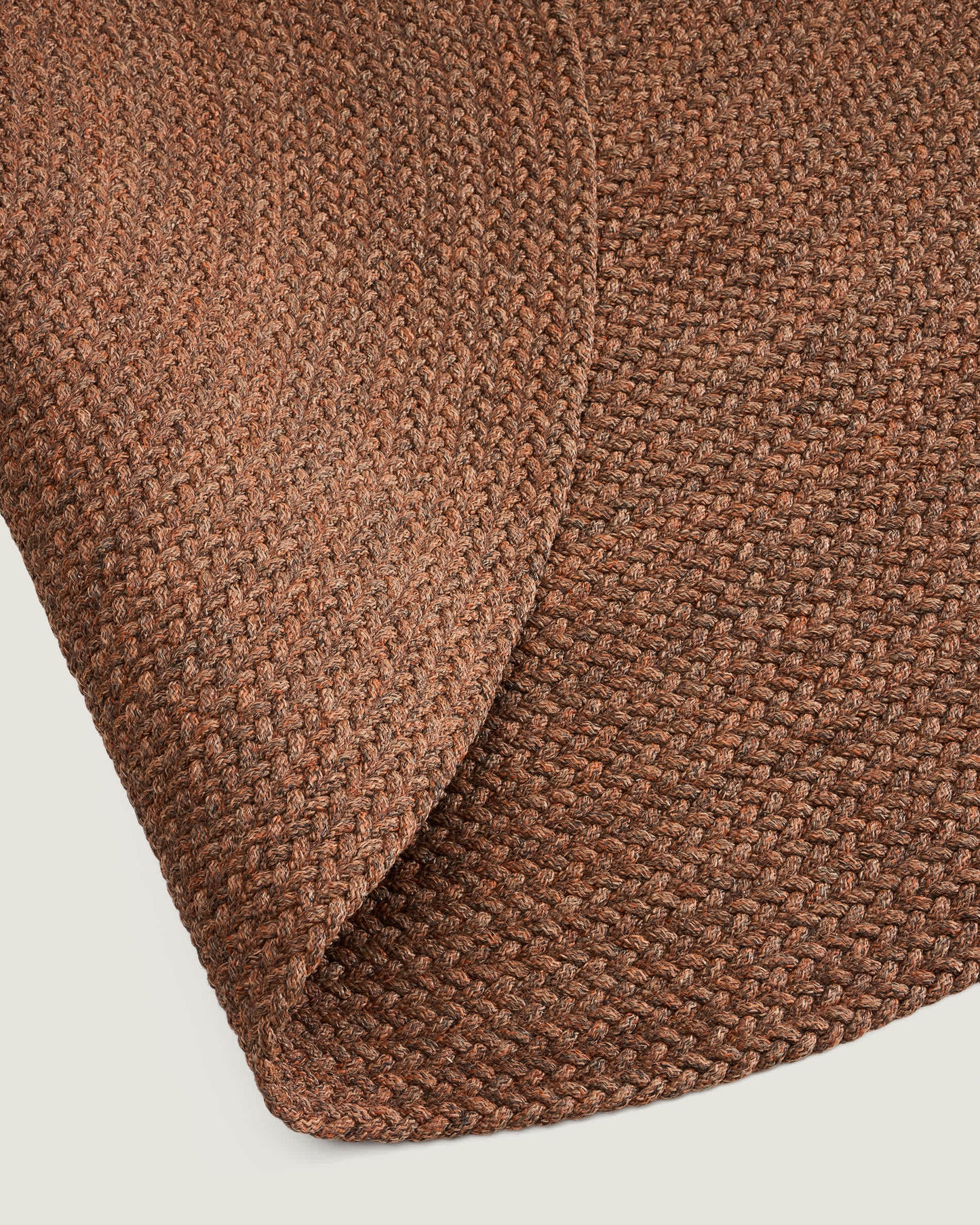 Tappeto Despas in fibre sintetiche terracotta Ø 200 cm