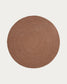 Tappeto Despas in fibre sintetiche terracotta Ø 200 cm