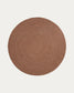 Tappeto Despas in fibre sintetiche terracotta Ø 200 cm