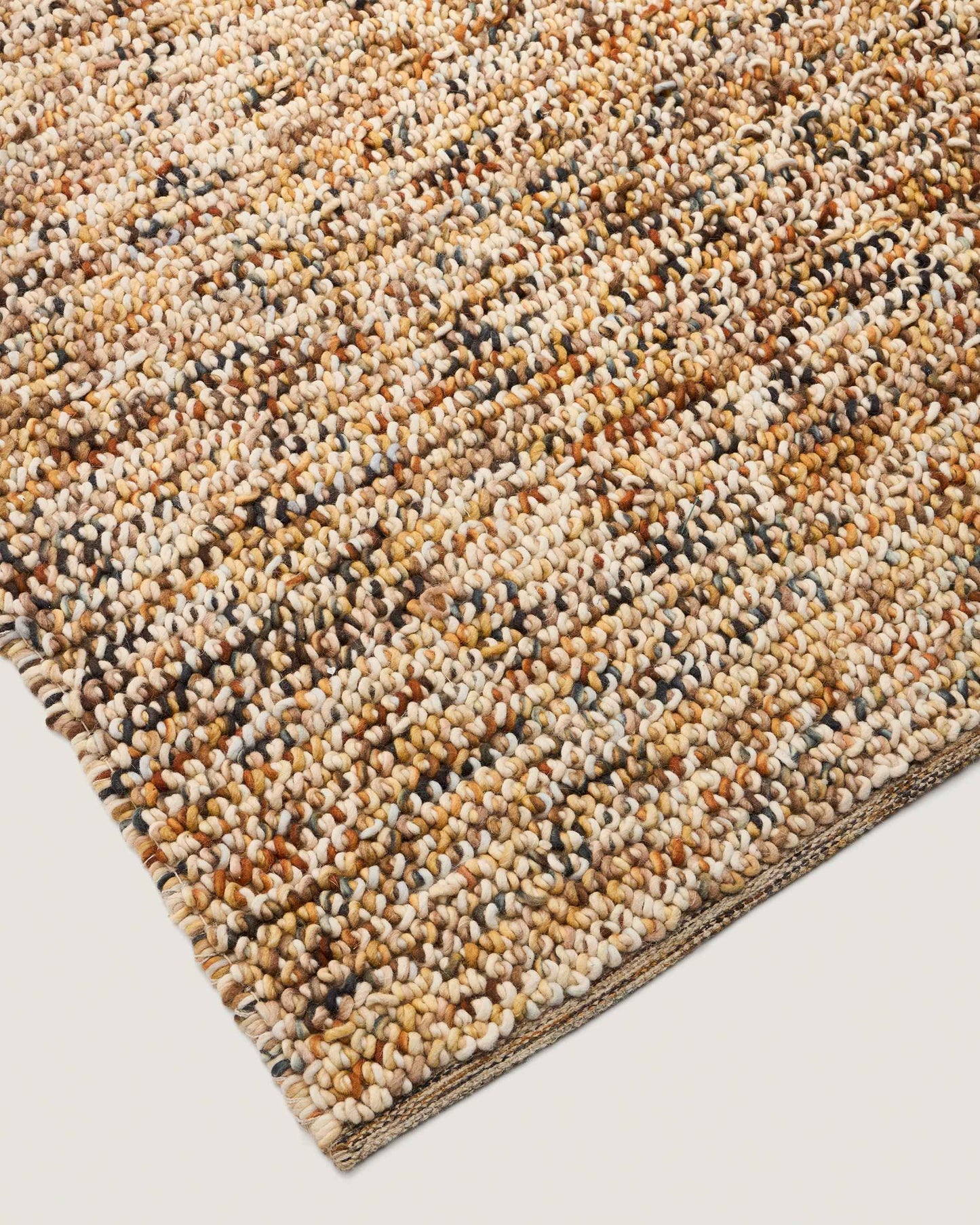Tappeto Elanis in lana bouclé multicolore 160 x 230 cm