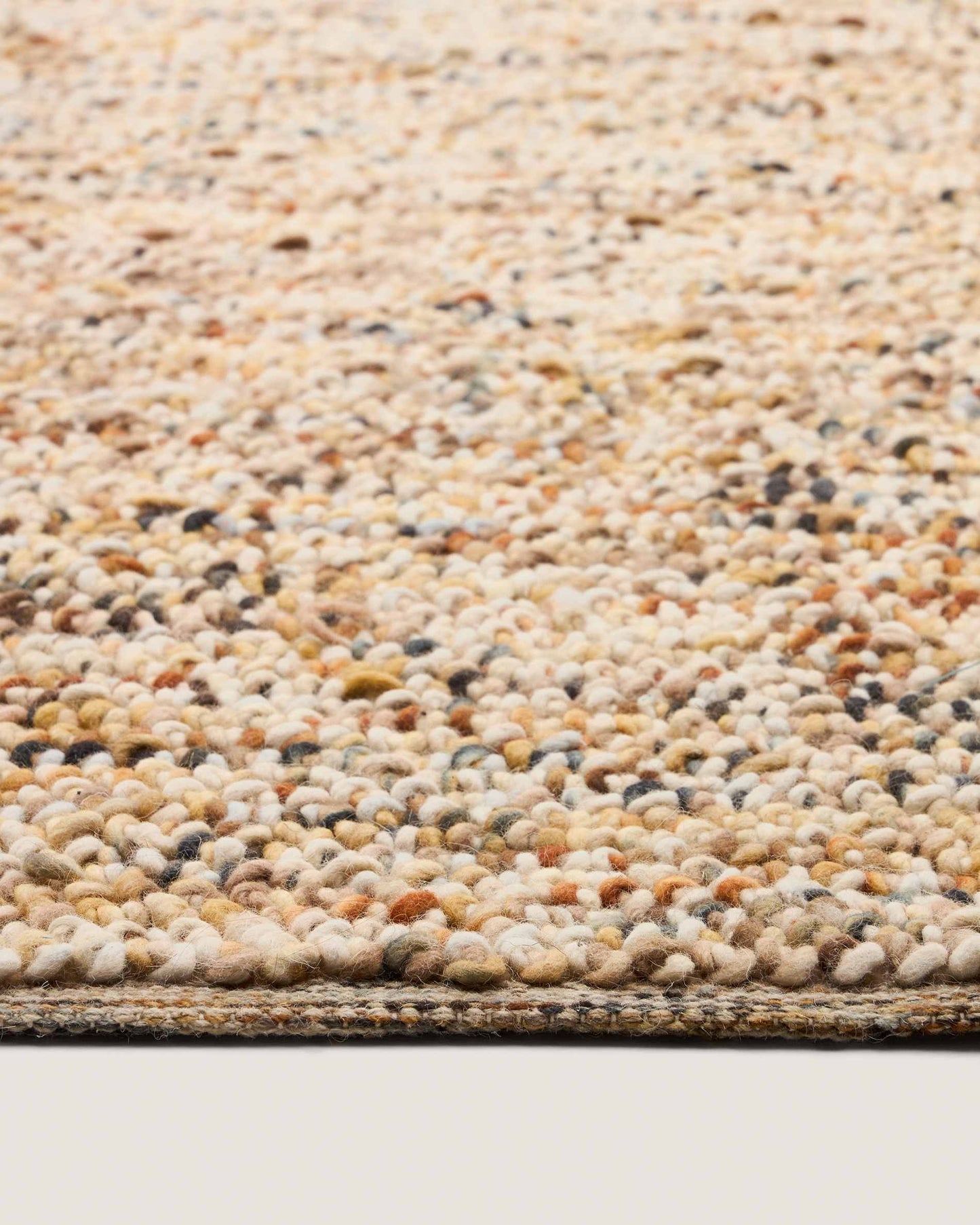 Tappeto Elanis in lana bouclé multicolore 160 x 230 cm