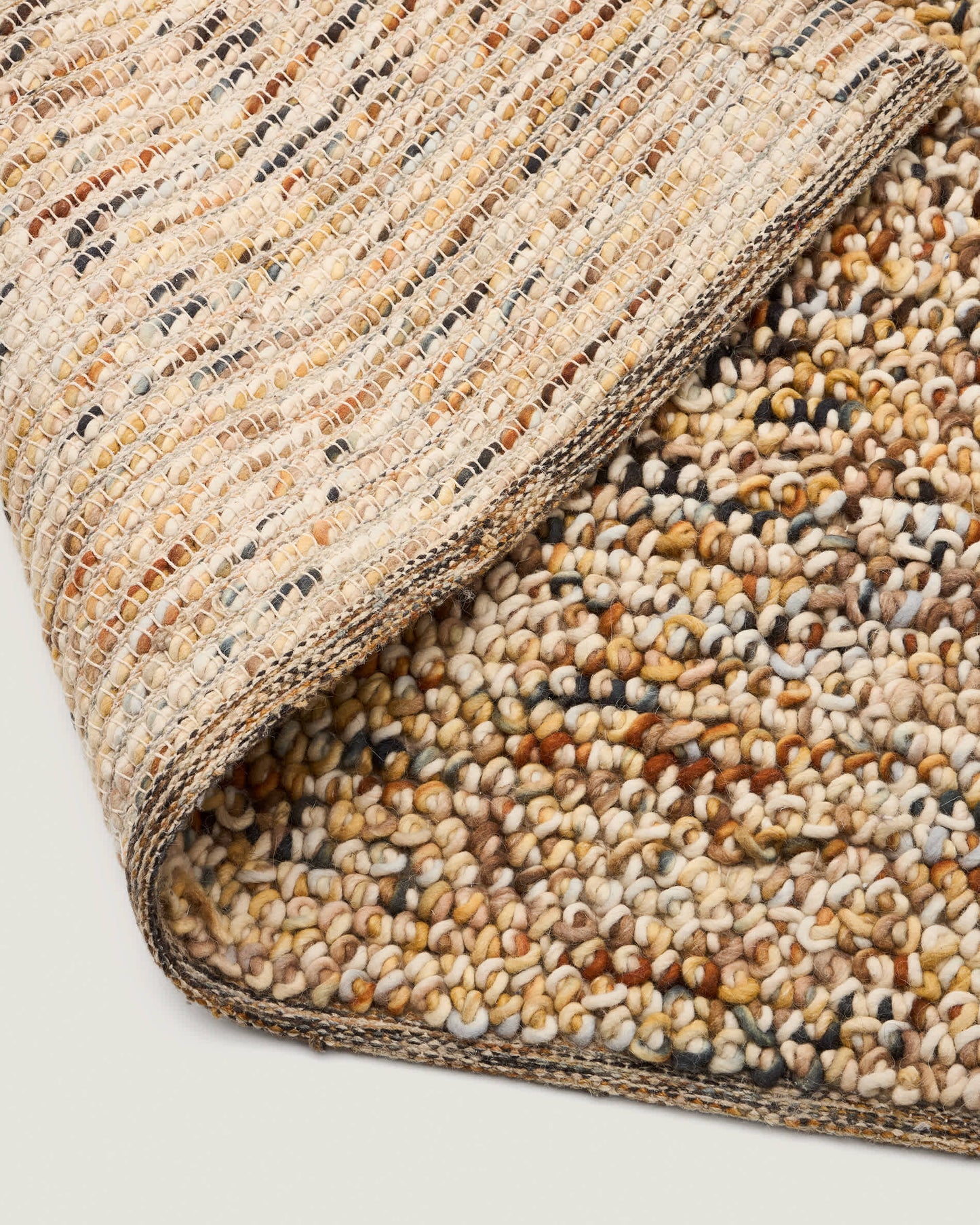 Tappeto Elanis in lana bouclé multicolore 160 x 230 cm