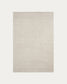 Tappeto Calira in lana jacquard intrecciata beige 230 x 160 cm