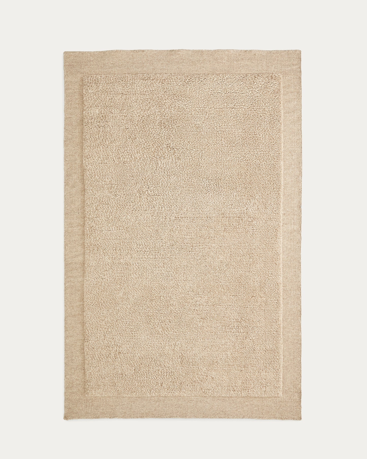 Tappeto Marely in lana beige 300 x 200 cm