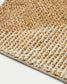Tappeto Maelan in juta e cotone a quadretti naturale 160 x 230 cm