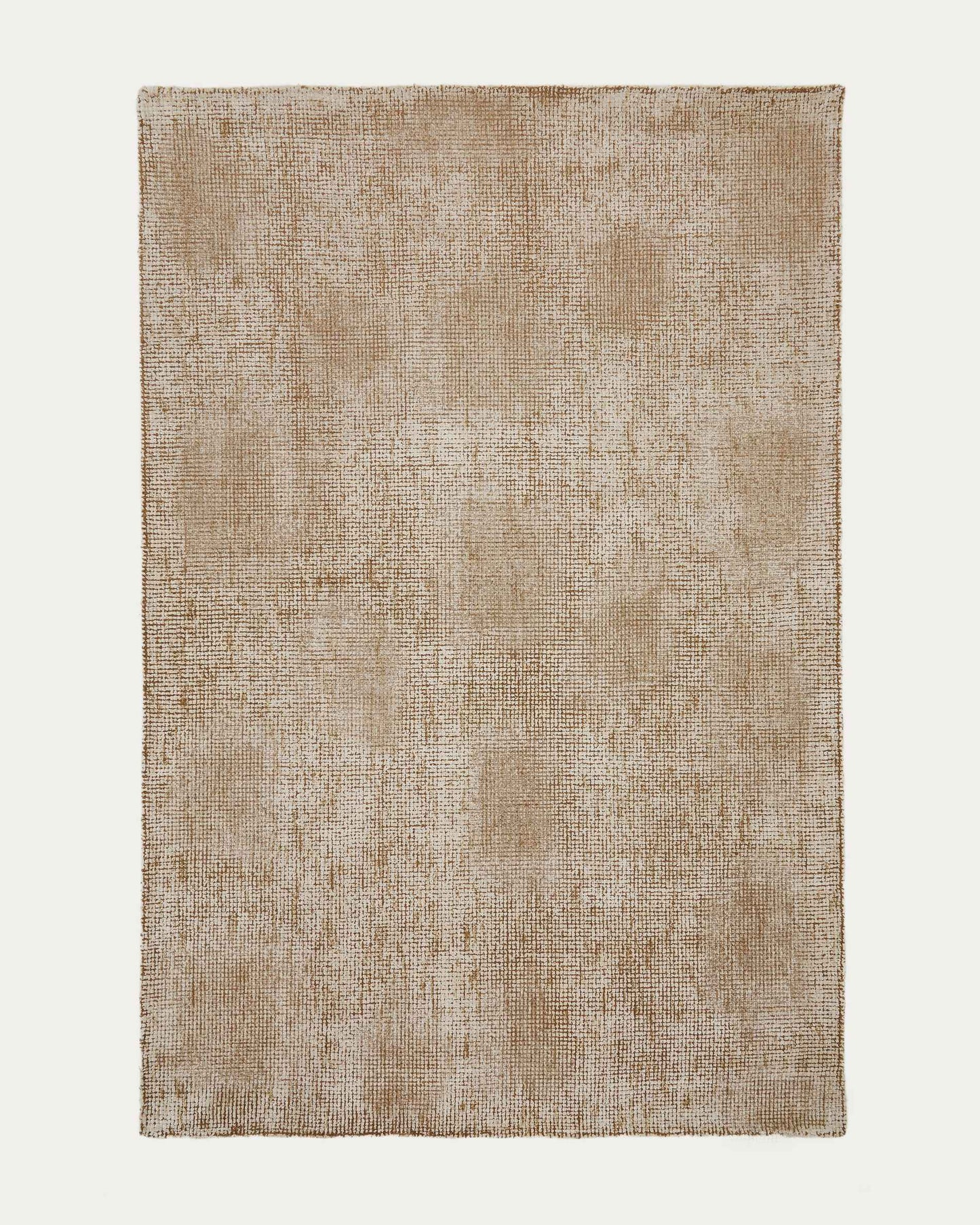 Tappeto Susi in lana e viscosa di bambù verde 200 x 300 cm