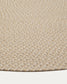 Tappeto ovale Rodhe 100% PET beige 160 x 230 cm