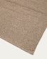 Tappeto Galinda di fibre sintetiche color taupe 160 x 230 cm