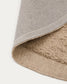 Tappeto rotondo Marely di lana beige Ø 200 cm