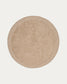 Tappeto rotondo Marely di lana beige Ø 200 cm