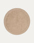 Tappeto rotondo Marely di lana beige Ø 200 cm