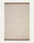 Tappeto Nifelia jacquard in lana beige 200 x 300 cm