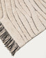 Tappeto da bagno Crilda di cotone bianco 50 x 70 cm