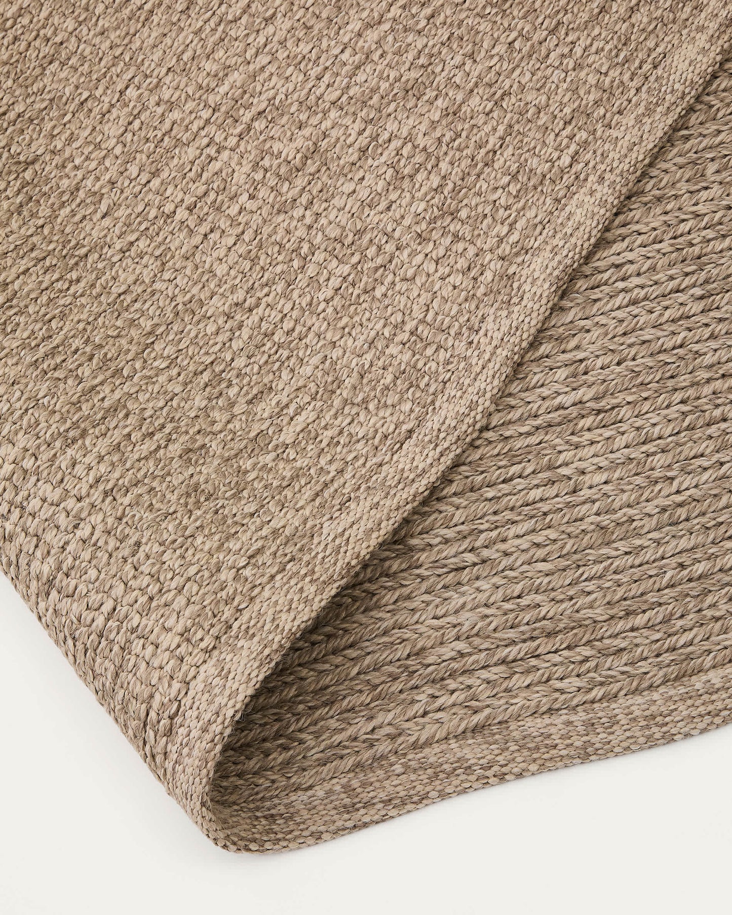 Tappeto Galinda di fibre sintetiche color taupe 160 x 230 cm