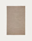 Tappeto Galinda di fibre sintetiche color taupe 160 x 230 cm