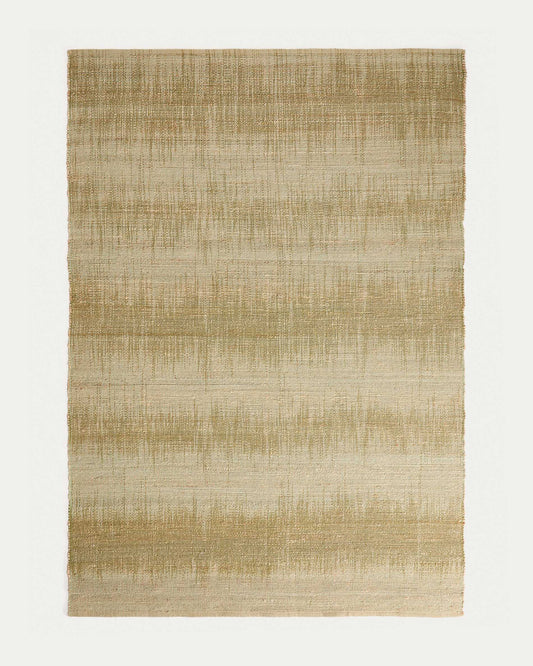 Tappeto Lirmo in iuta verde 200 x 300 cm