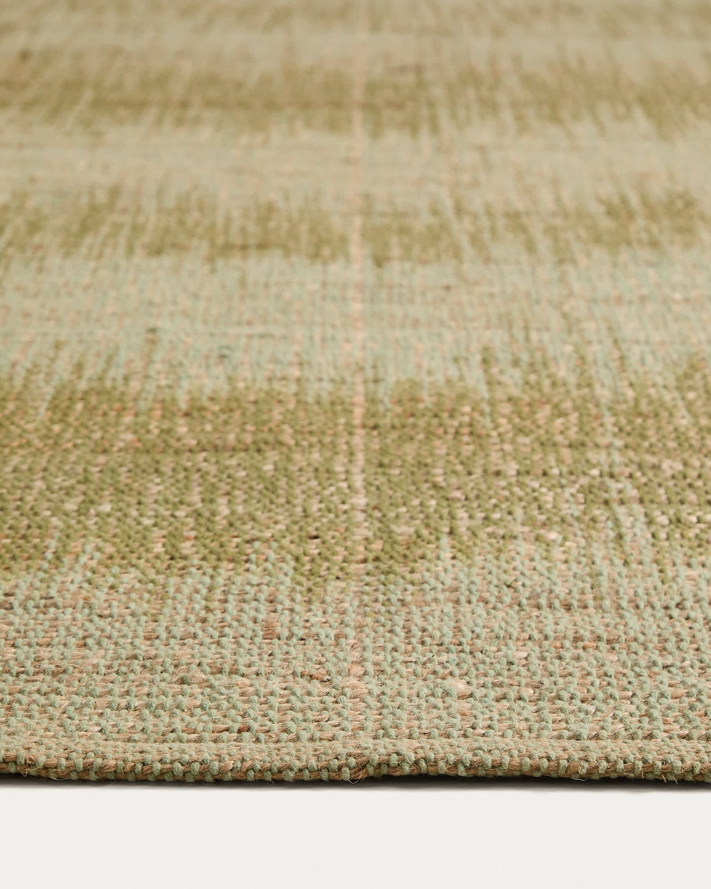 Tappeto Lirmo in iuta verde 160 x 230 cm